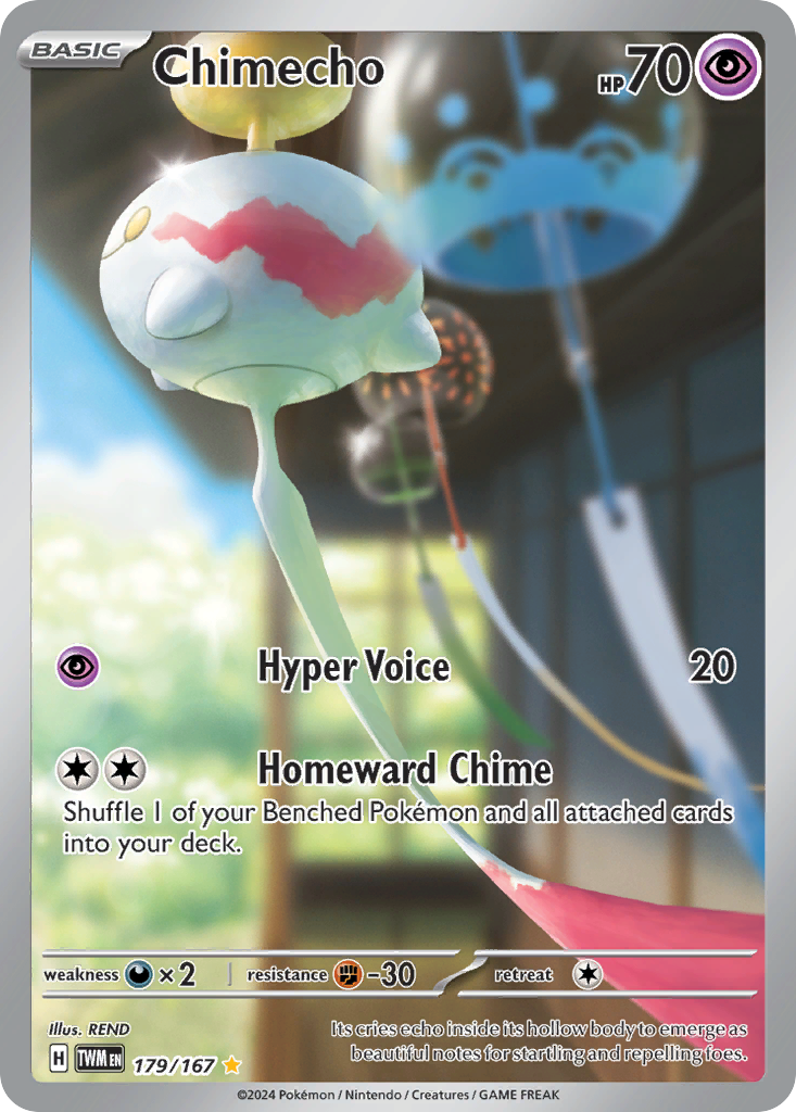 Chimecho #179 [SV6] [ENG] NM Holo