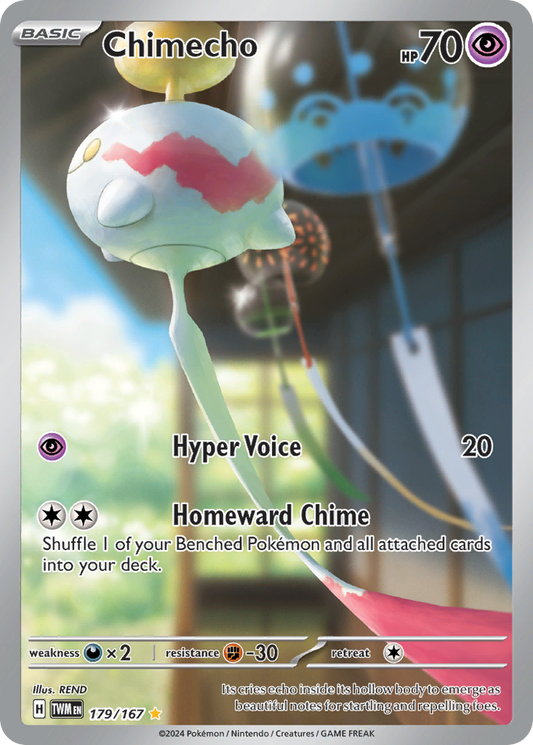 Chimecho #179 [SV6] [ENG] NM Holo