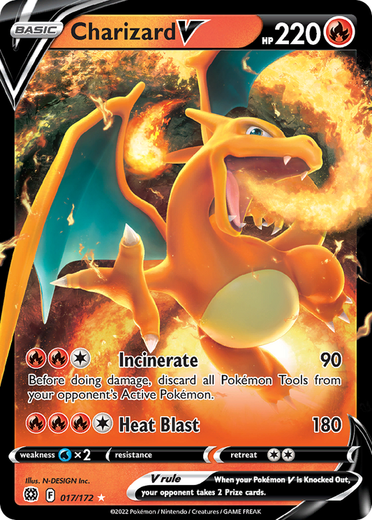 Charizard V #17 [SWSH9] [ESP] NM Holo (Play Pokémon)