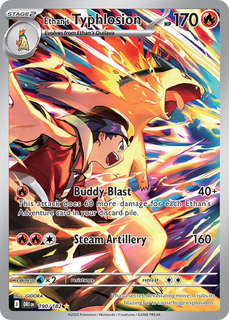 Ethan's Typhlosion #190 [SV10] [ESP] NM Holo