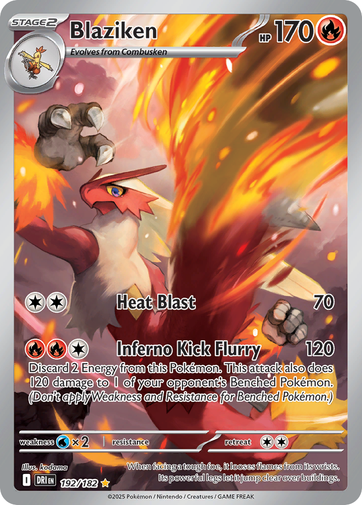 Blaziken #192 [SV10] [ENG] NM Holo