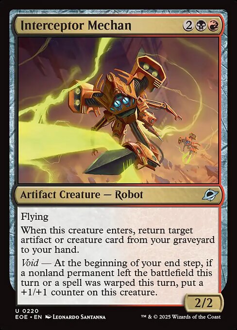 Interceptor Mechan #220 [EOE] [ENG] NM Foil