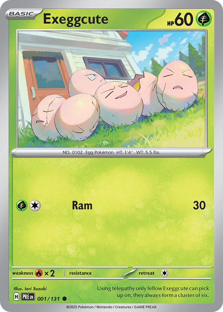 Exeggcute #1 [SV8PT5] [ENG] NM Holo Energy