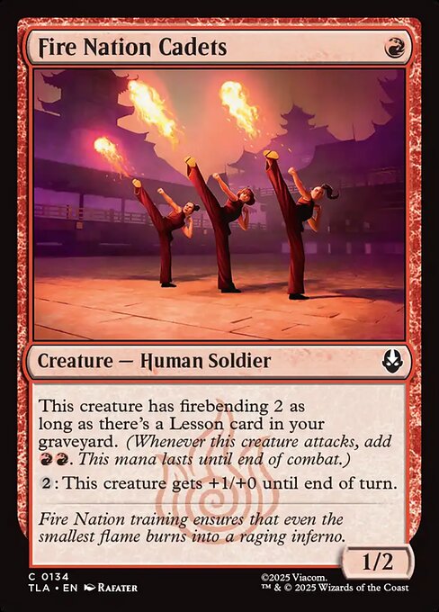 Fire Nation Cadets #134 [TLA] [ENG] NM