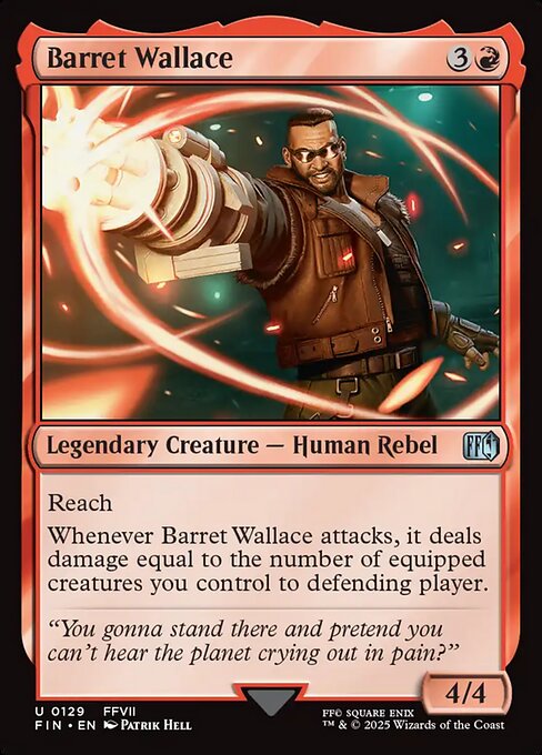 Barret Wallace #129 [FIN] [ENG] NM