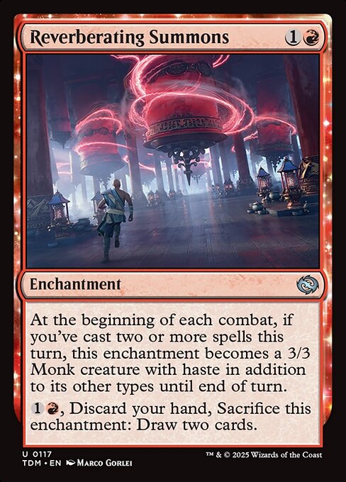 Reverberating Summons #117 [TDM] [ENG] NM Foil
