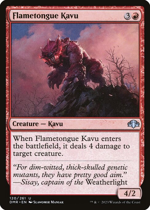 Flametongue Kavu #120 [DMR] [ENG] NM