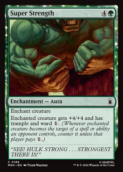 Super Strength #189 [MSH] [ESP] NM