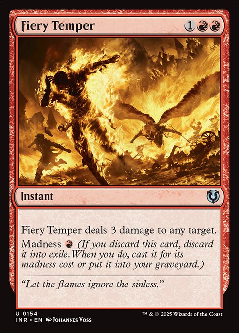 Fiery Temper #154 [INR] [ESP] NM