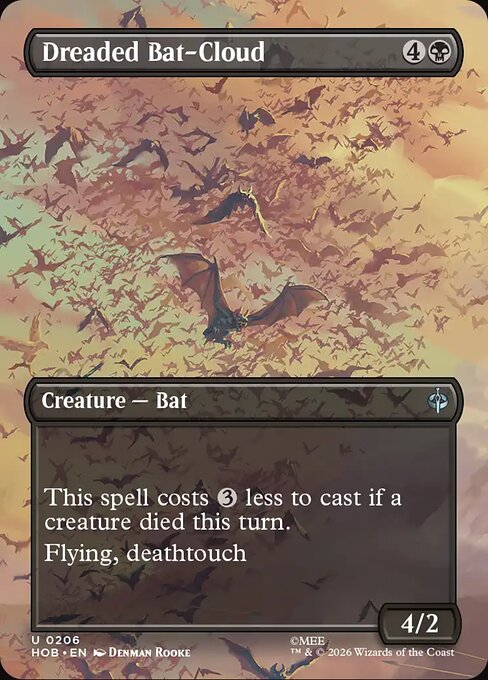Dreaded Bat-Cloud #206 [HOB] [ENG] NM Foil