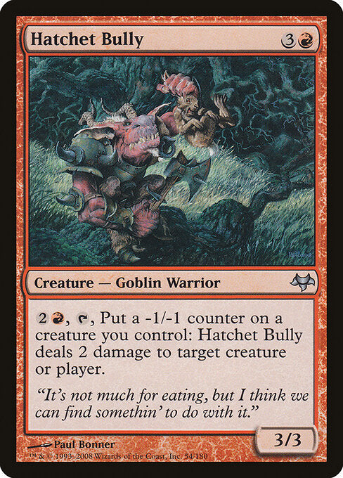 Hatchet Bully #54 [EVE] [ENG] NM Foil