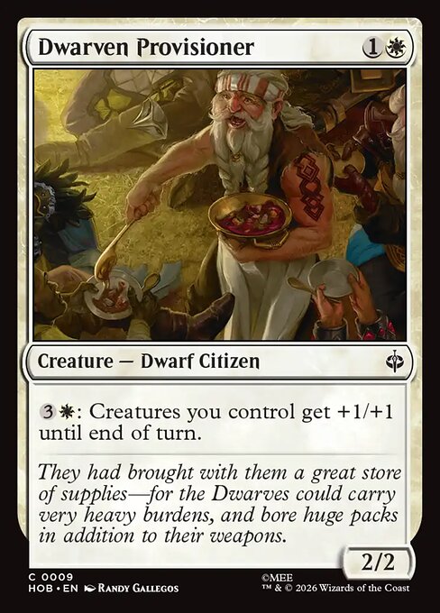 Dwarven Provisioner #9 [HOB] [ENG] NM
