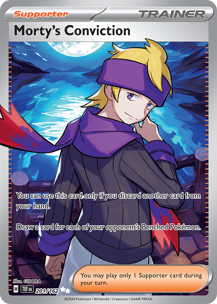 Morty's Conviction #201 [SV5] [ENG] NM Holo