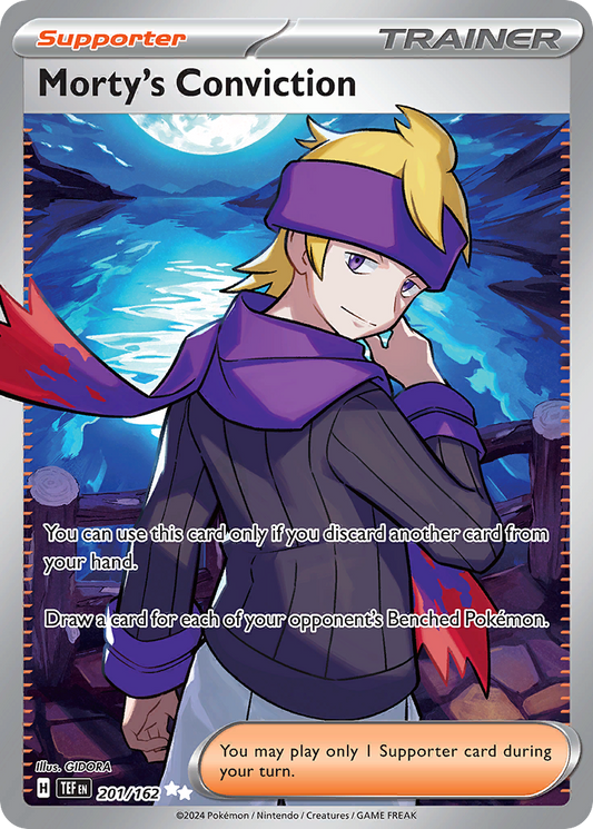 Morty's Conviction #201 [SV5] [ENG] NM Holo