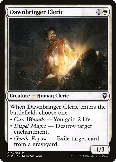 Dawnbringer Cleric #15 [CLB] [ESP] NM