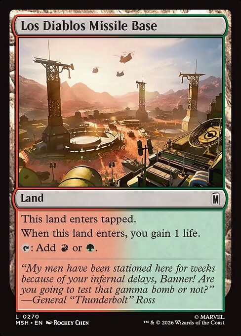 Los Diablos Missile Base #270 [MSH] [ENG] NM Foil