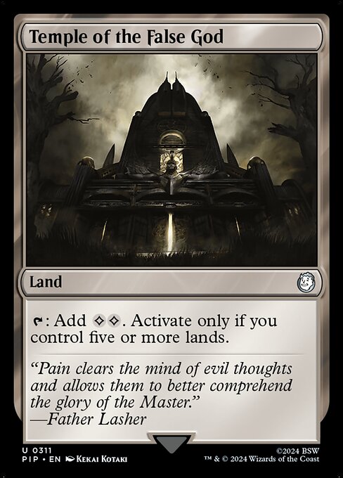 Temple of the False God #311 [PIP] [ENG] NM