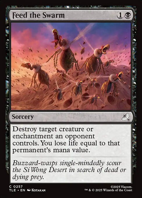 Feed the Swarm #257 [TLE] [ENG] NM Foil