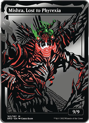 Magic: The Gathering — Pin: MTG Brother's War- XL Mishra Blackout, Limited Edition AR Pin