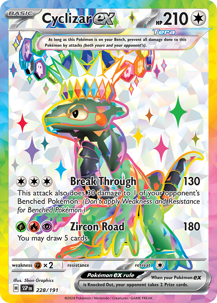 Cyclizar ex #228 [SV8] [ESP] NM Holo