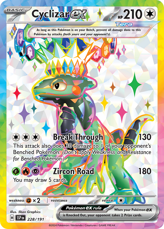 Cyclizar ex #228 [SV8] [ESP] NM Holo
