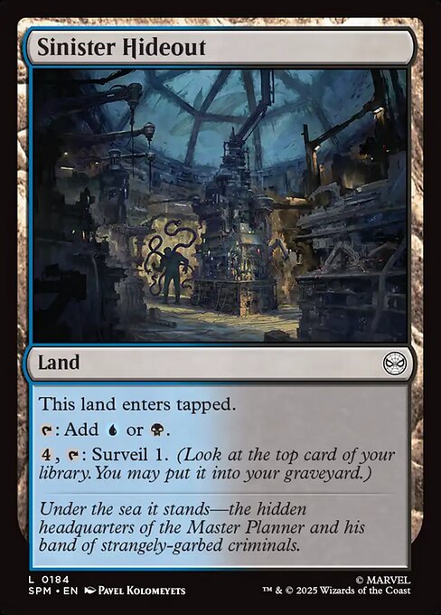 Sinister Hideout #184 [SPM] [ENG] NM Foil