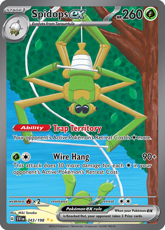 Spidops ex #243 [SV1] [ENG] NM Holo