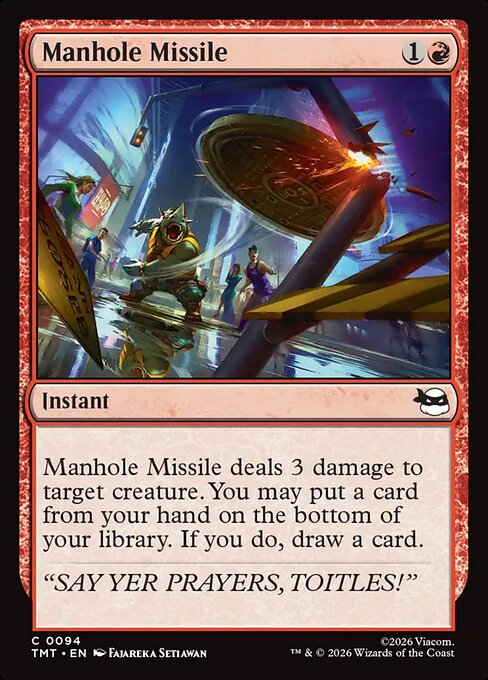 Manhole Missile #94 [TMT] [ENG] NM