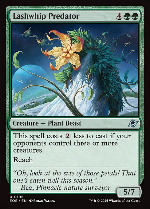 Lashwhip Predator #195 [EOE] [ENG] NM Foil