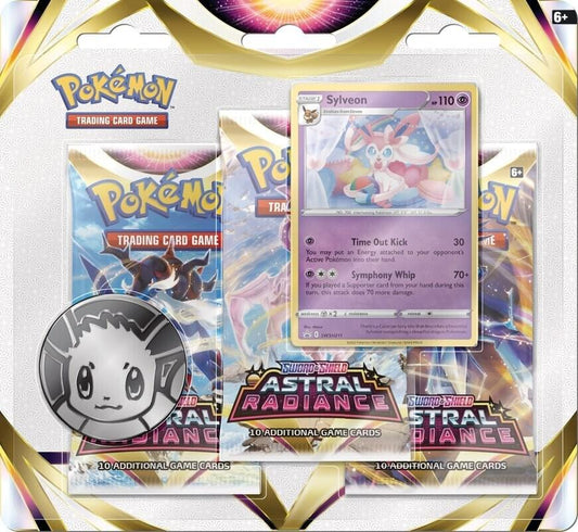 Pokémon TCG Astral Radiance — 3 Pack Blister [Sylveon] — En Español