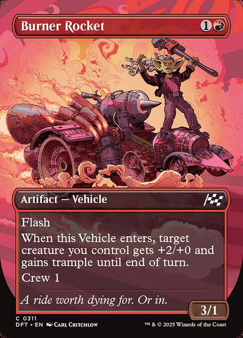 Burner Rocket #311 [DFT] [ENG] NM Foil