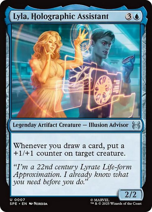 Lyla, Holographic Assistant #7 [SPE] [ENG] NM Foil