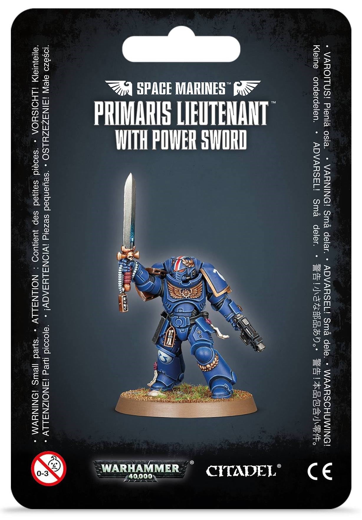 S/m Primaris Lieutenant with Power Sword