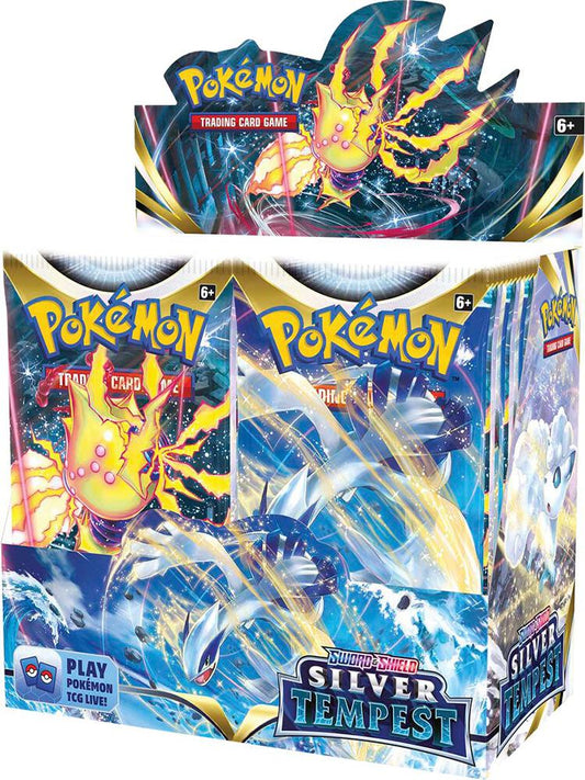 Pokémon TCG — Sword & Shield 12 Silver Tempest Booster Display — En Español