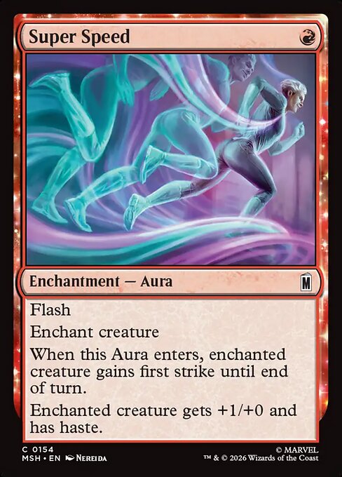 Super Speed #154 [MSH] [ENG] NM Foil