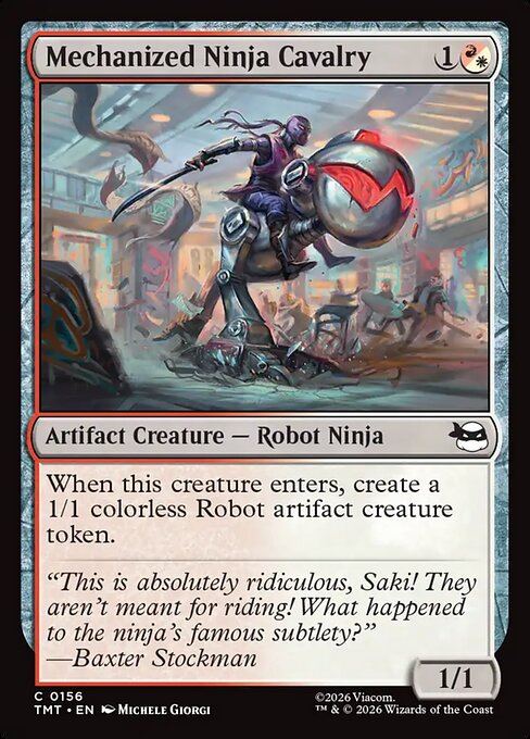 Mechanized Ninja Cavalry #156 [TMT] [ENG] NM
