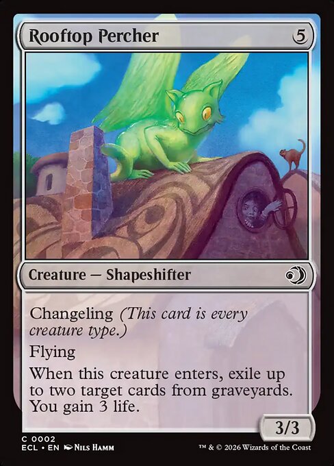 Rooftop Percher #2 [ECL] [ENG] NM Foil