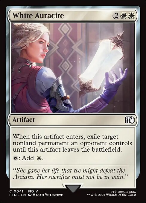 White Auracite #41 [FIN] [ESP] NM Foil