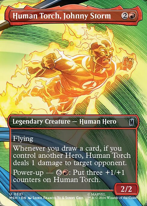Human Torch, Johnny Storm #321 [MSH] [ENG] NM