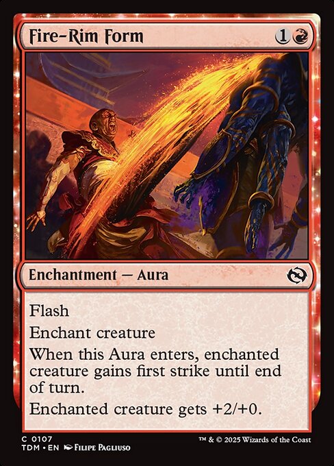 Fire-Rim Form #107 [TDM] [ENG] NM Foil