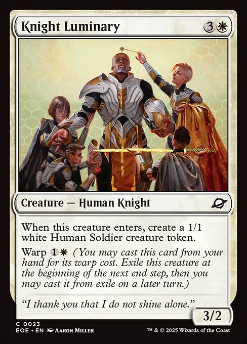 Knight Luminary #23 [EOE] [ENG] NM Foil