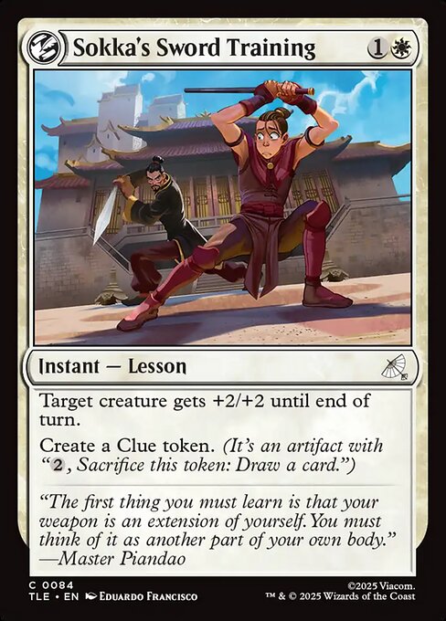 Sokka's Sword Training #84 [TLE] [ENG] NM