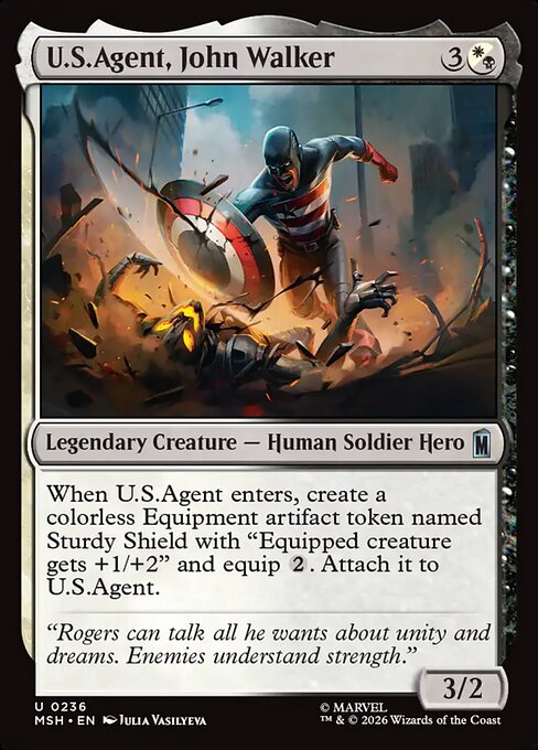 U.S.Agent, John Walker #236 [MSH] [ENG] NM