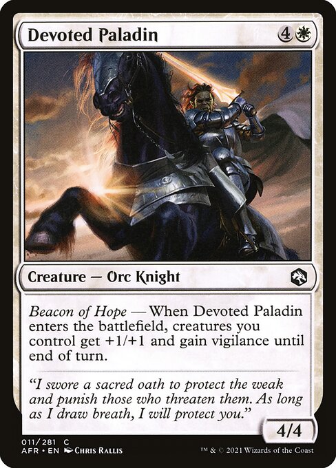 Devoted Paladin #11 [AFR] [ENG] NM