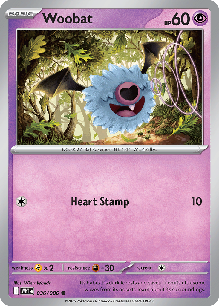 Woobat #36 [RSV10PT5] [ESP] NM Holo Pokeball