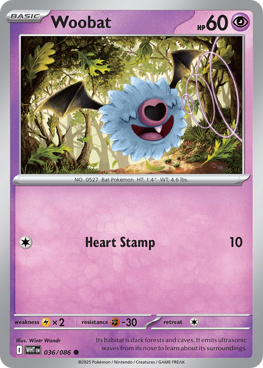 Woobat #36 [RSV10PT5] [ESP] NM Holo Pokeball