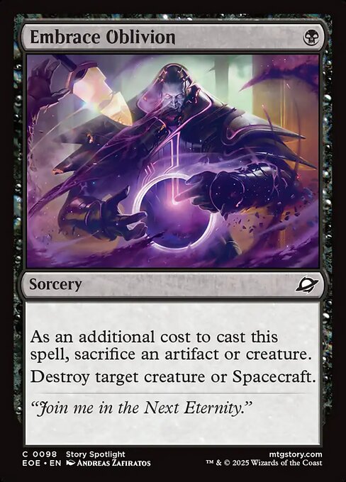 Embrace Oblivion #98 [EOE] [ENG] NM Foil