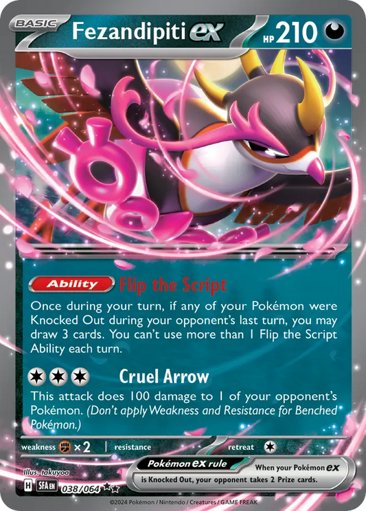 Fezandipiti ex #38 [SV6PT5] [ENG] NM Holo Sparkling