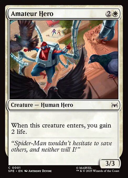 Amateur Hero #1 [SPE] [ENG] NM Foil