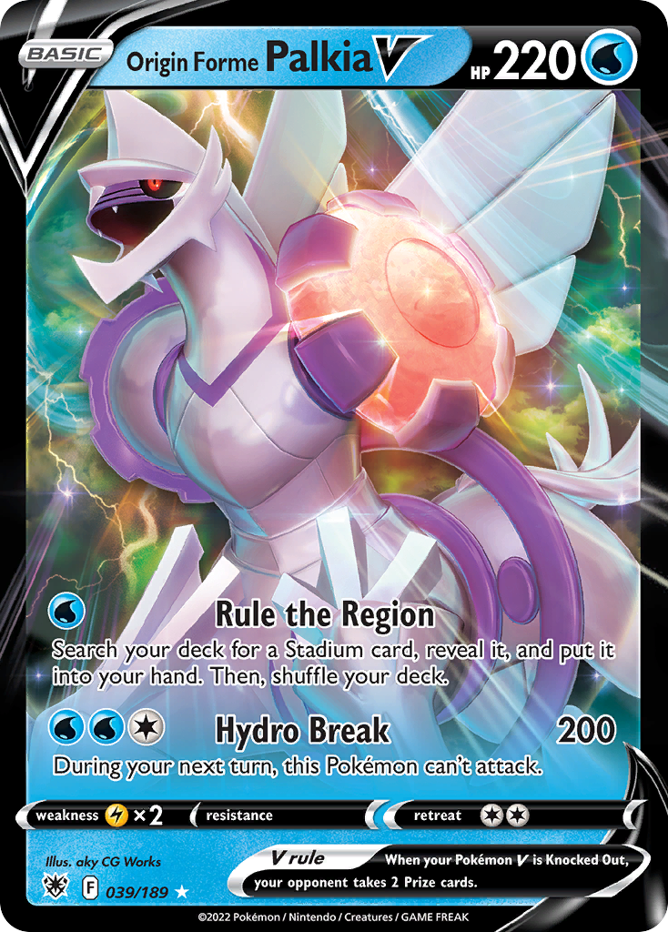 Origin Forme Palkia V #39 [SWSH10] [ESP] NM Holo
